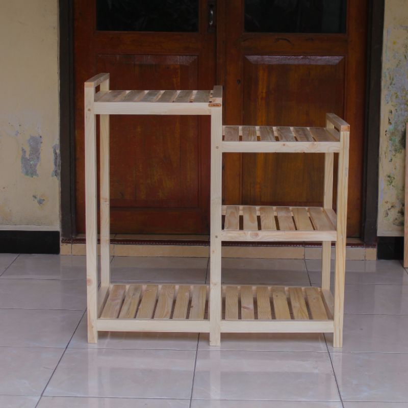 RAK DAPUR SERBAGUNA RAK DISPENSER RAK RICE COOKER RAK KAYU JATI BELANDA