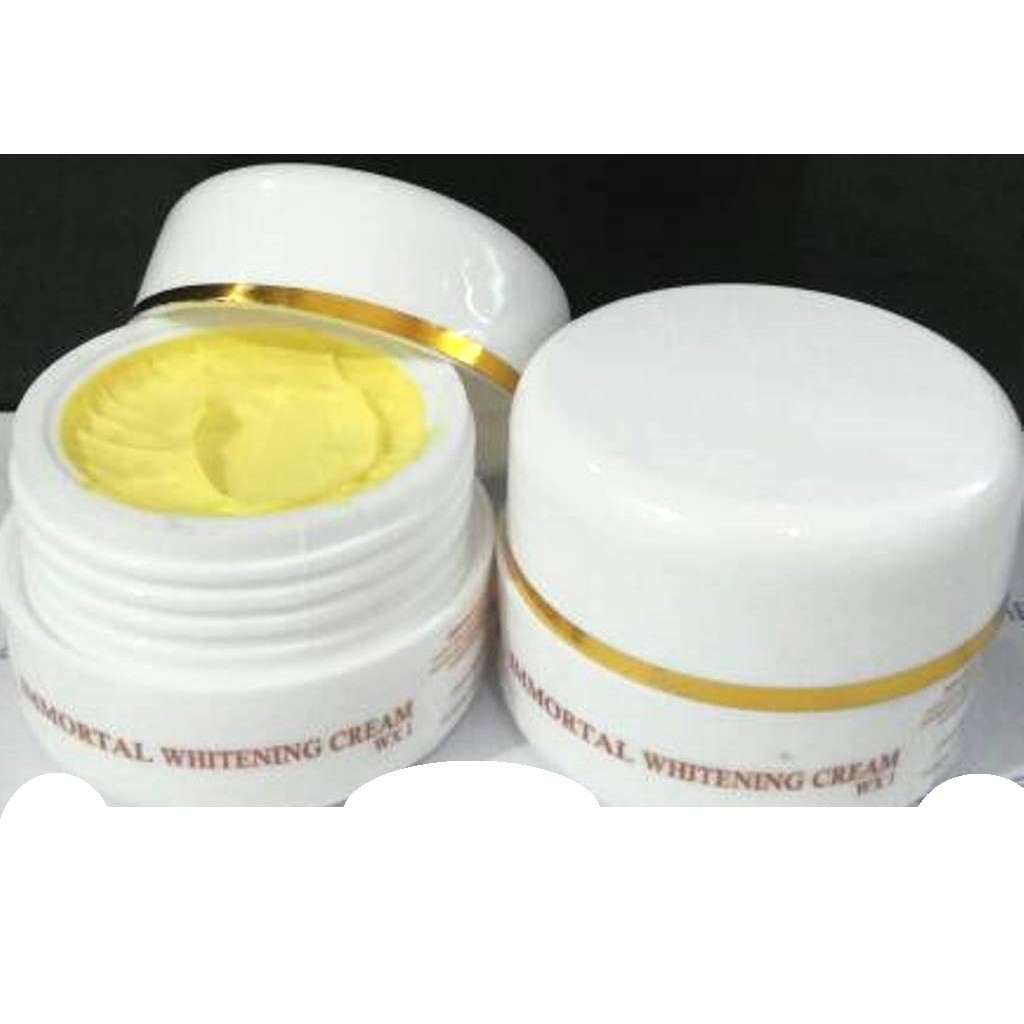 Immortal Whitening Cream WX1 - Daily Grow - Krim 3 in 1 - Moisturizing, Whitening - Sunscreen 12,5 G