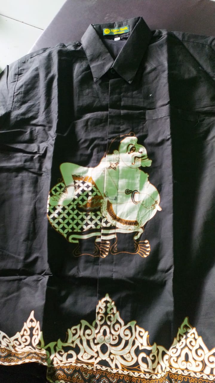 Batik Pria Semar Netes Full Furing Katun Halus Ori Solo