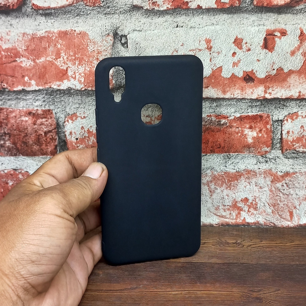 Softcase Vivo 1727 1723 Black Matte Vivo V9