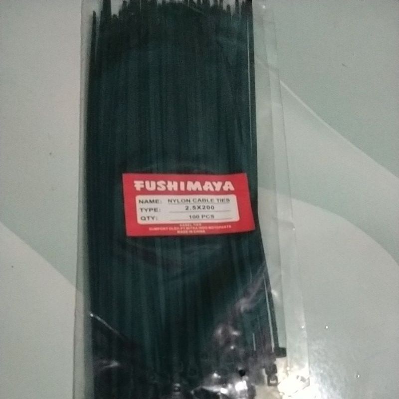 

tali ties kabel ties tis ukuran 2,5×200/20cm hitam