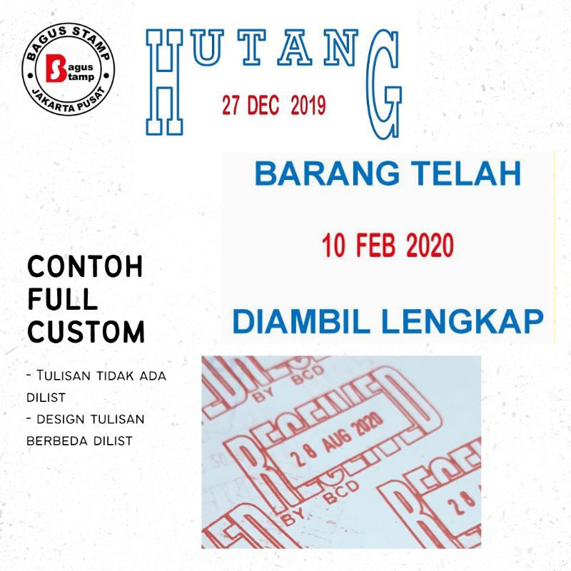 

tyvf Stempel PAID, LUNAS, RECEIVED dengan Tanggal Shiny S401 S402 S401D S-401, S-401D, S-402