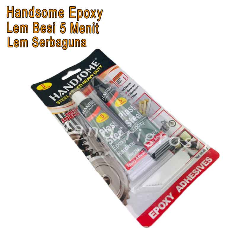 Lem Besi 5 Menit * Handsome Epoxy * Lem Serbaguna * Alat Perekat