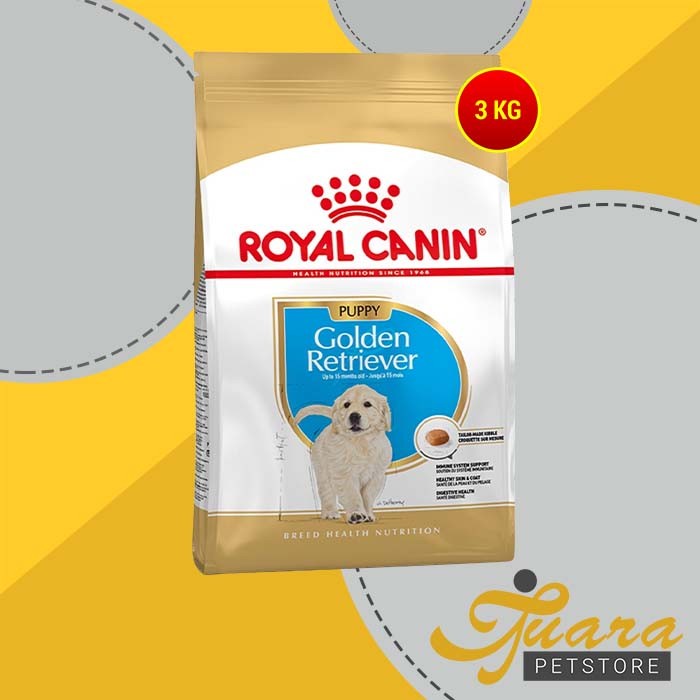 Makanan Anjing Royal Canin Golden Retriever Junior 3 Kg