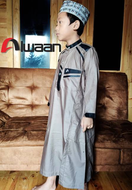 Jubah anak ALWAAN premium katun import