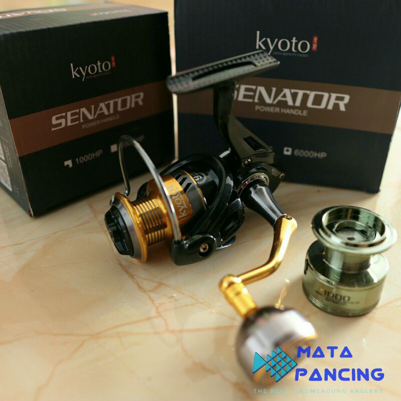 Reel kyoto senator 1000 2000 3000 4000 6000 power handle free spool