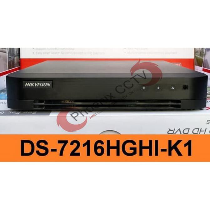 Promo Dvr Hikvision Ds 7216hghi K1 Hdtvi 16 Channel Turbo Hd Shopee Indonesia