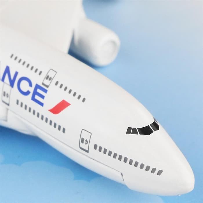 Promo! MINIATUR DIECAST PESAWAT AIRFRANCE PAJANGAN HIASAN PESAWAT Murah!