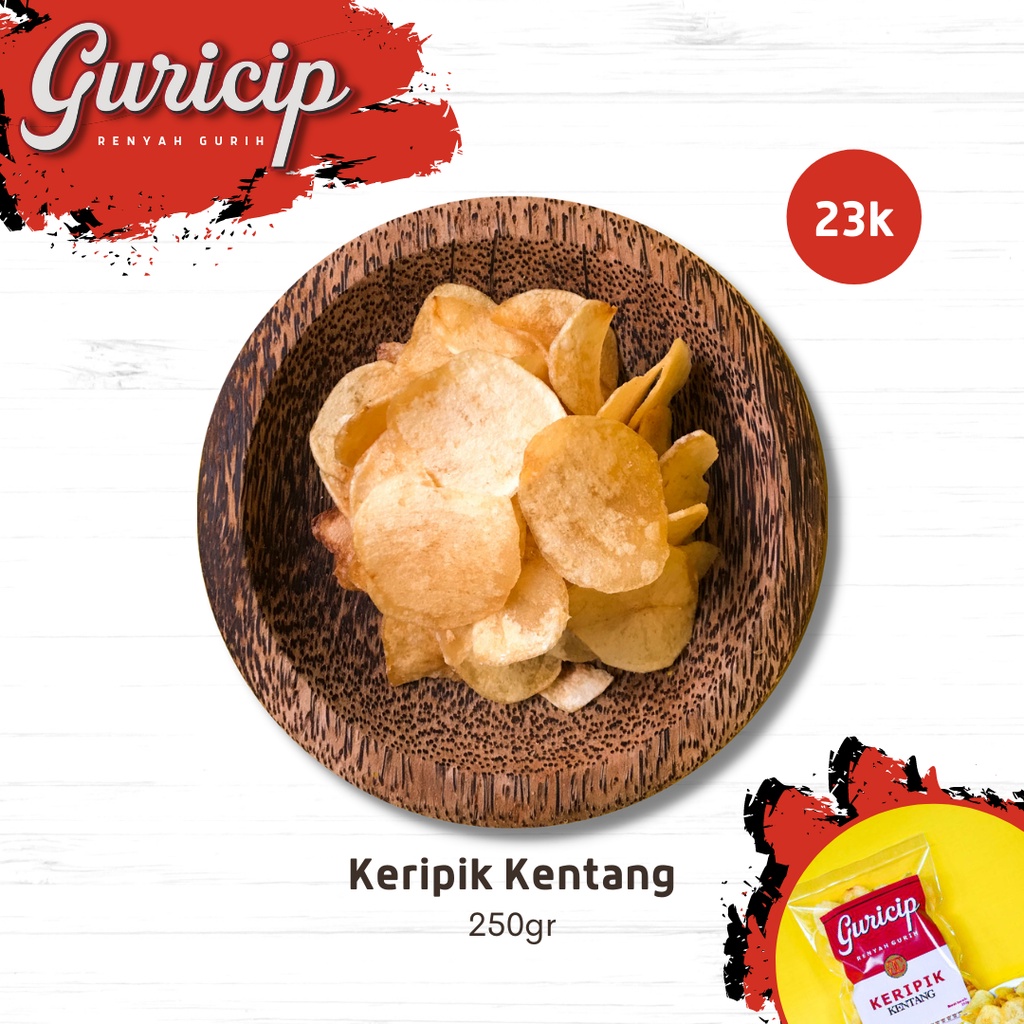 

Guricip Keripik Kentang 250gr