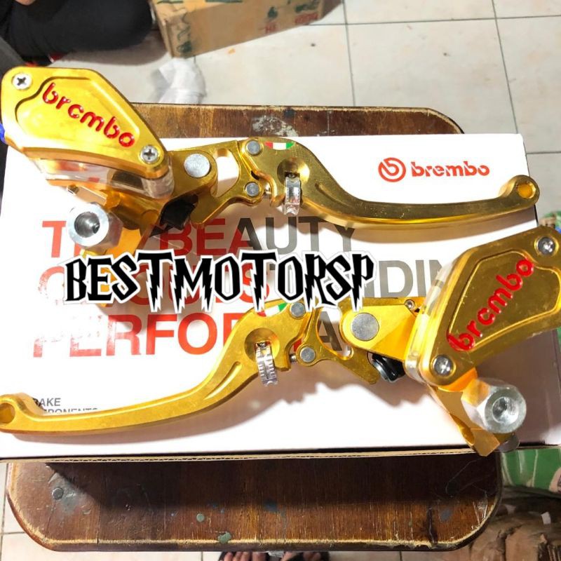 Master Rem Brembo Dua Tabung Kaca Hidrolik Handle Master Rem Brembo Universal