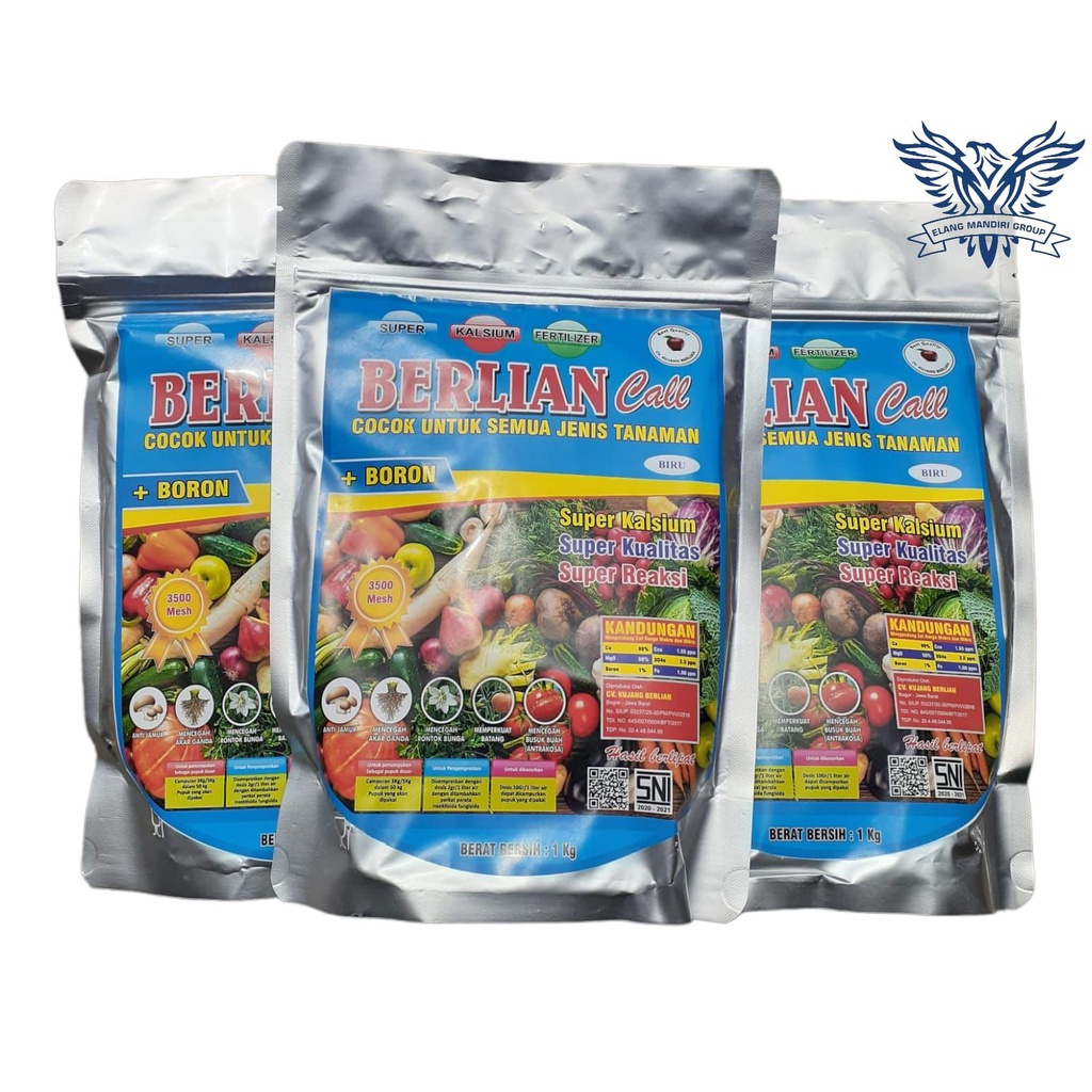 PUPUK KALSIUM Berlian Call Super kalsium + Boron Tanaman 1 Kg Manohara