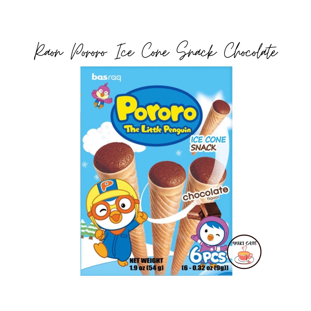 

CAMILAN - RAON PORORO ICE CONE SNACK CHOCOLATE