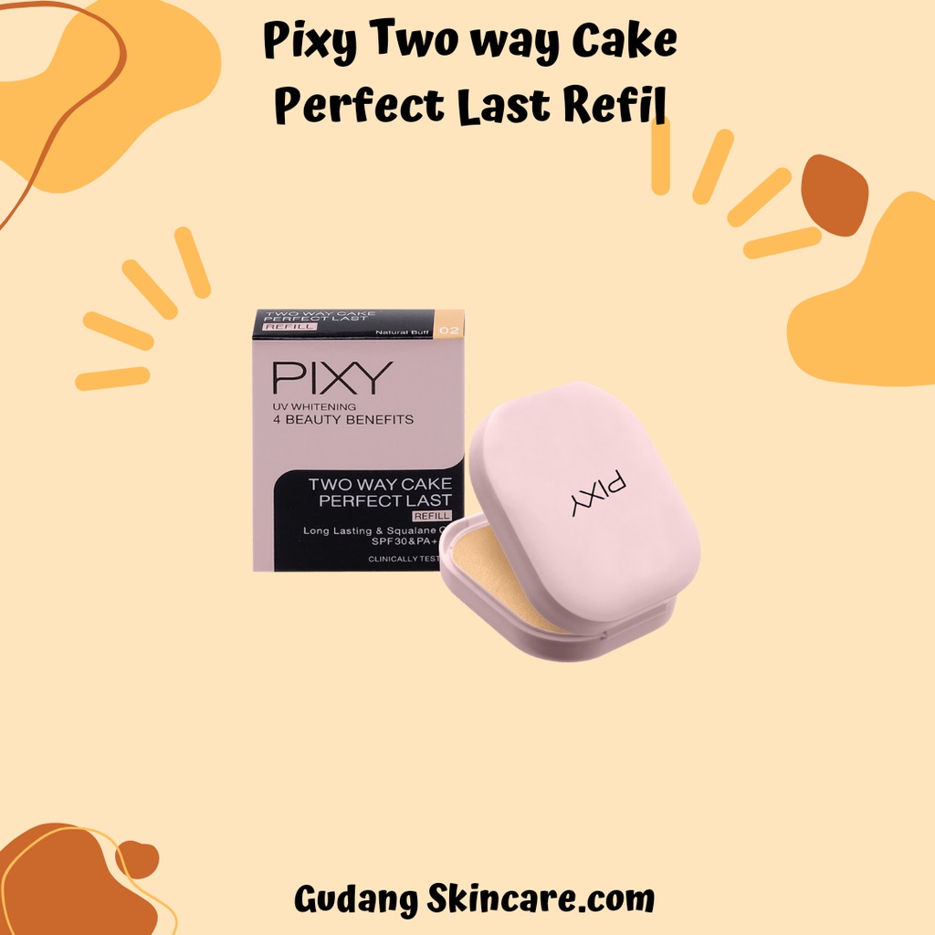 PIXY Two way cake Perfect Last  Refill 4 Beauty Benefit - Bedak pixy two way cake