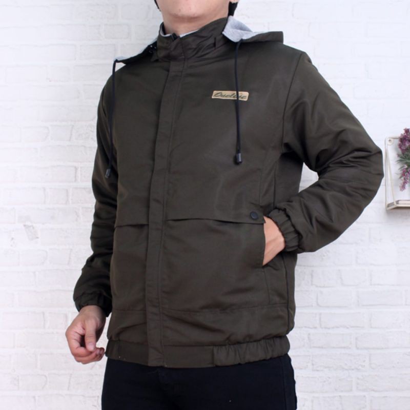 Jaket Parasut Pria Hodie /Jaket Outdoor Waterproof