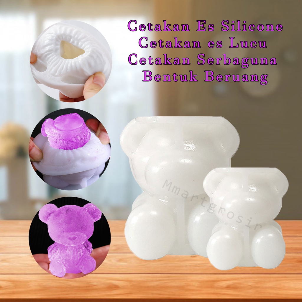 Cetakan Es Silicone/ Cetakan es Lucu / Cetakan Serbaguna