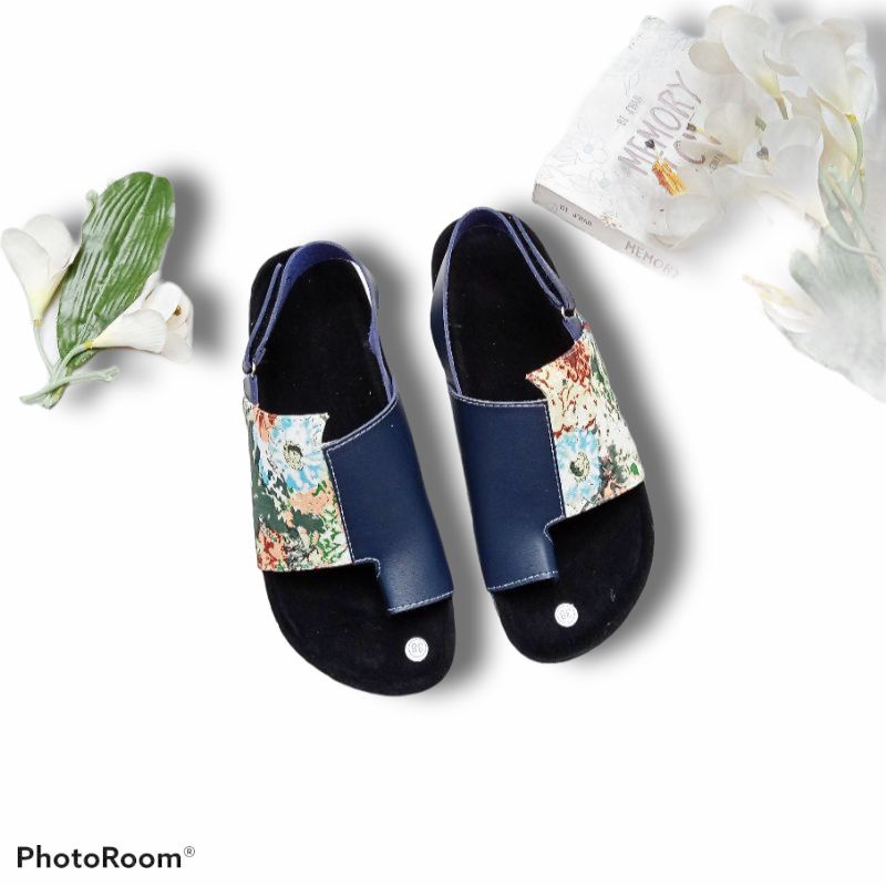 SANDAL BIRKEN WANITA SUMMER NAVY