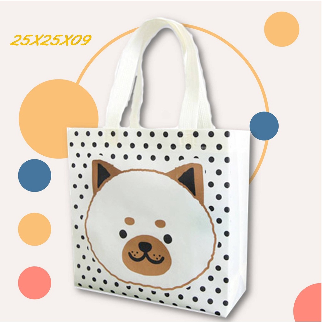 

Tas Spunbon Goodie Bag Ulang Tahun Anak Motif MUSANG Uk25x25x09