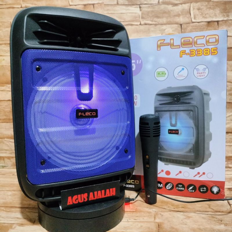Jual speaker bluetooth karaoke speaker bluetooth karaoke fleco musik