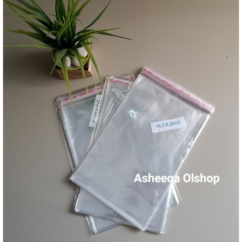 Plastik Opp/undangan/murah 16,5x25