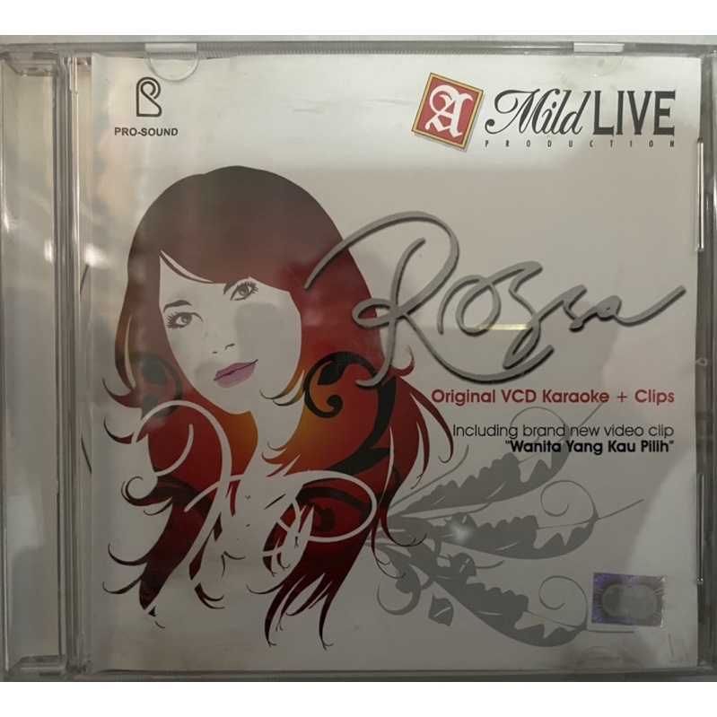 VCD KARAOKE ROSSA - A MILD LIVE original