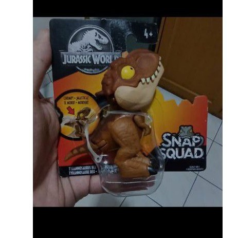 tyranosaurus rex / snap squad / jurassic world / dinosaurus / wave 1
