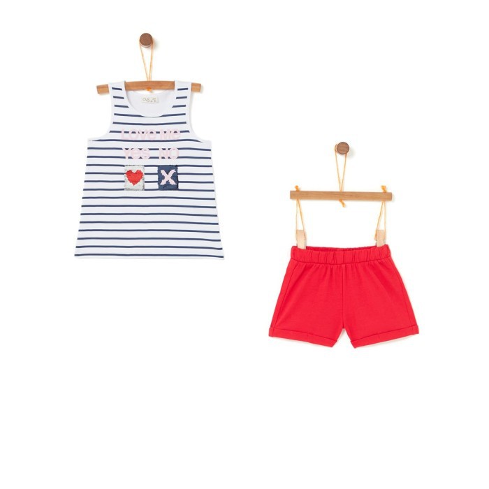 Diskon Setelan Anak Perempuan Import Italy Brand OVS Set Tank