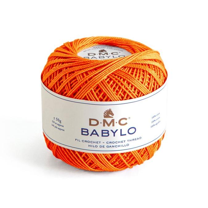 Benang Crochet DMC Babylo 50 Gram - 3375 - Orange