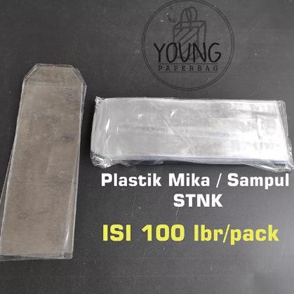 

(T-UZE} (❤} Plastik STNK PVC / Sampul PVC Cover STNK uk. 8,5 x 23 ISI 100 pcs |trending}