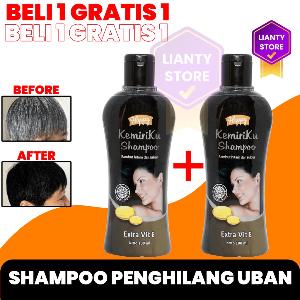 [PROMO]SHAMPO KEMIRIKU PENGHILANG UBAN PERMANEN BELI 1 GRATISSS 1