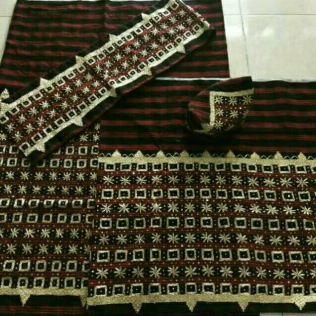 Tapis Cantik Handmade Kain Khas Lampung Papa Mama Peci Kopiah | Shopee