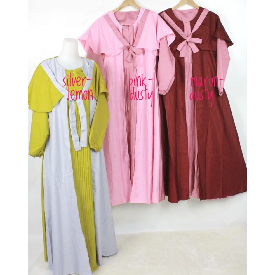 GAMIS PLISKET AYUMMI wollycrepe modern muslim fashion ootd new arrival