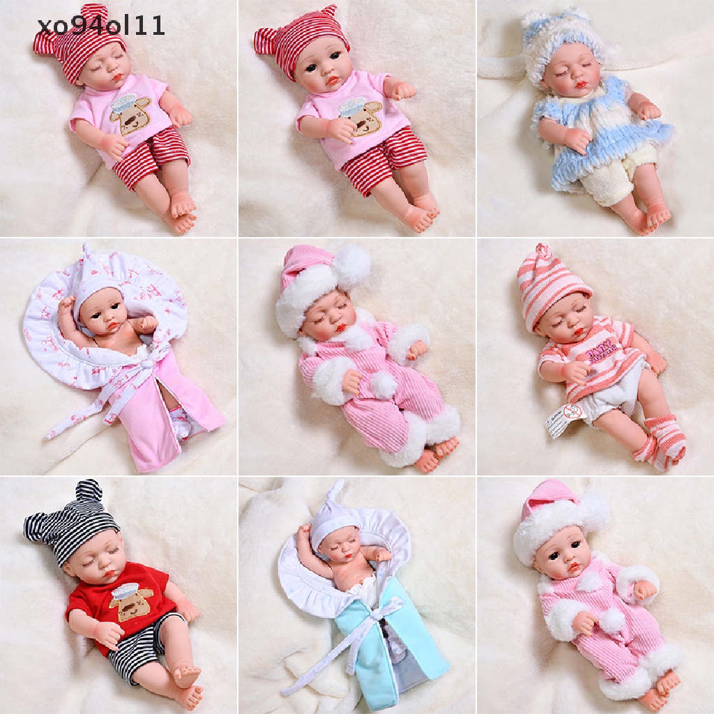 Boneka Bayi Perempuan Reborn Bebe Realista Bahan Silikon Ukuran 30cm