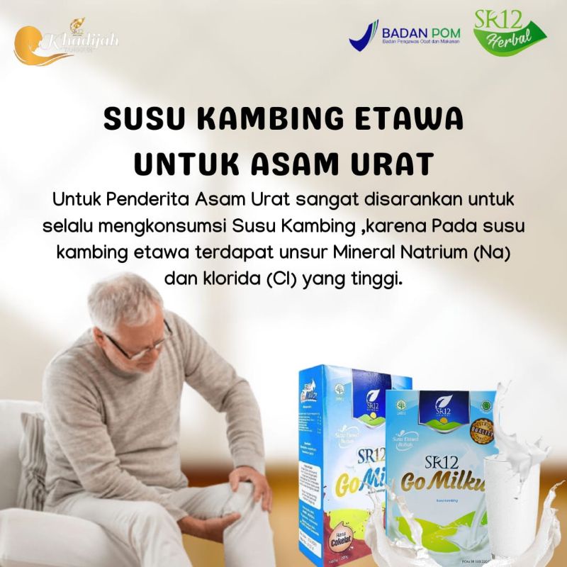 

GO MILKU SR12 SUSU KAMBING ETAWA SUSU KESEHATAN SUSU UNT YG ALERGI SUSU SAPI AMAN ASLI HALAL BERBPOM
