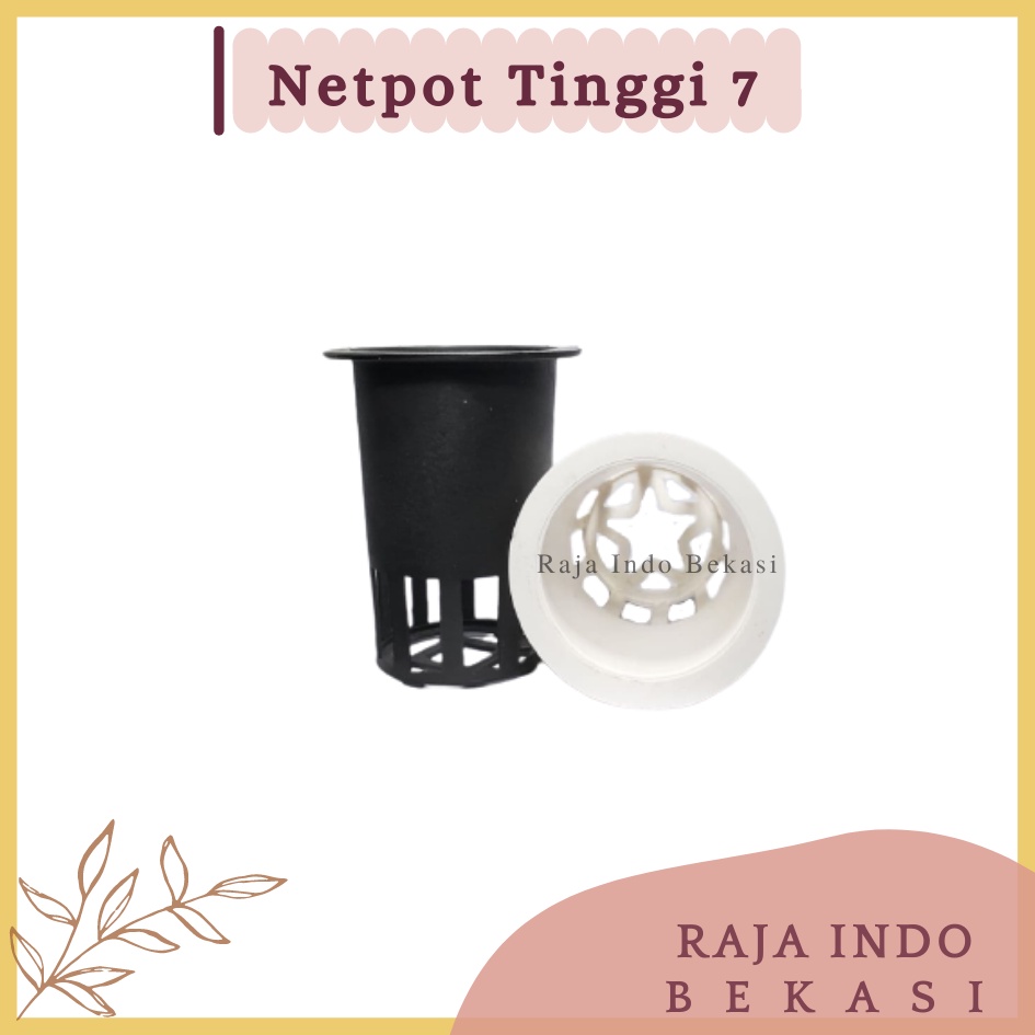 Netpot 5 7 6 8 10 Hitam Putih Netpot Hidroponik 5cm 6cm 7cm Netpot Besar 10cm Hitam Putih