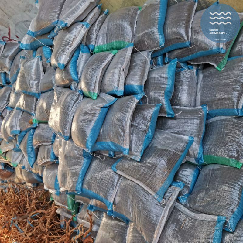 Pasir malang 1 karung  merah/hitam