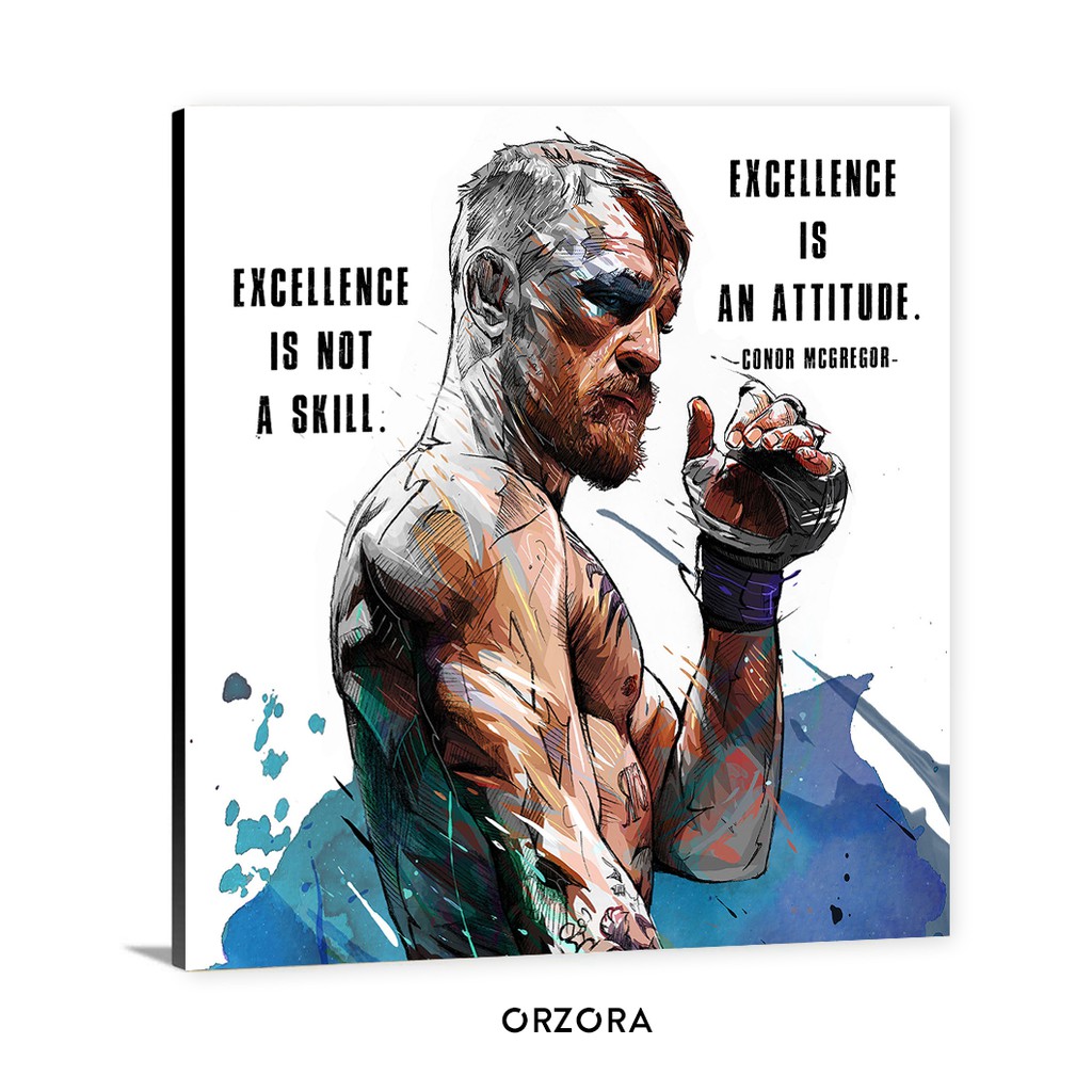 Hiasan Dinding Conor McGregor /Poster Inspirasi / Motivasi (P-00007)