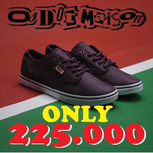 burgundy atwood vans