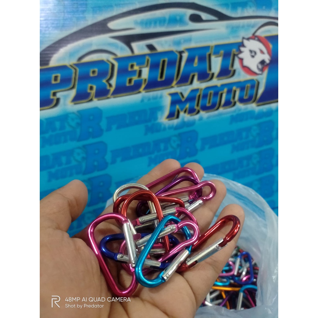 MURAH MERIAH GANTUNGAN KUNCI SERBAGUNA ALUMINIUM ALLOY /CARABINER