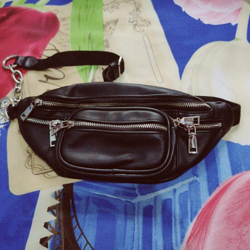 preloved waistbag kulit mantul