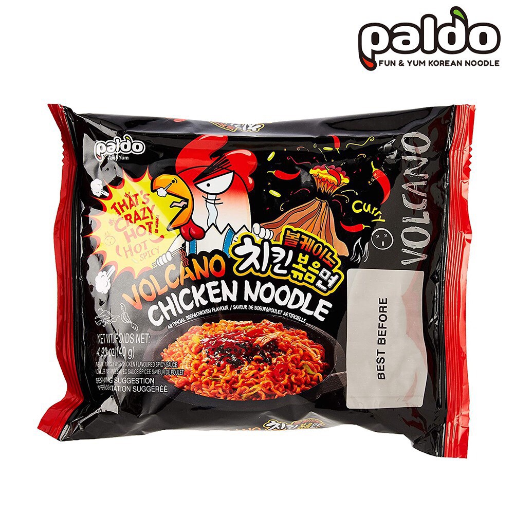 

PALDO VOLCANO SPICY CHICKEN NOODLE MIE KOREA PEDAS 140 gram