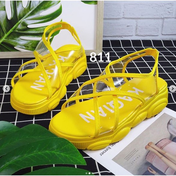 Wedges wanita E811 import realpict