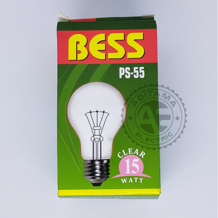 PAKET ISI 10 PCS LAMPU PIJAR BOHLAM BESS 15 WATT 15WATT 15W