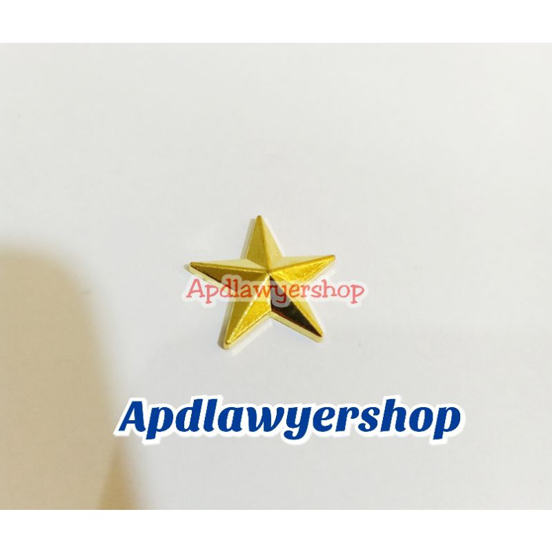 pin bintang pin bintang 2cm polos bahan full kuningan