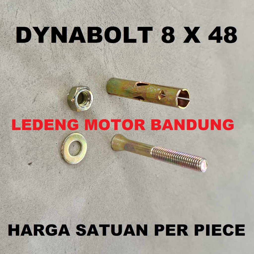 Dynabolt 8x48 Dinabol Mur Baut Ramset Tembok Beton M8 48mm