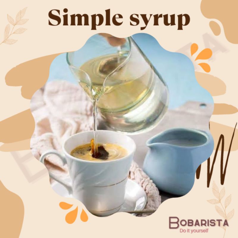 

gula cair 300gr simple syrup by bobarista kemasan ekonomis