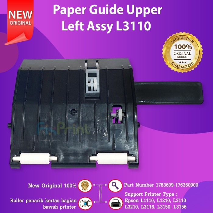 Jual Paper Guide Upper Left Assy L3110 Roller Paf Penarik Kertas Kiri Printer Epson L1110 L1210 5768