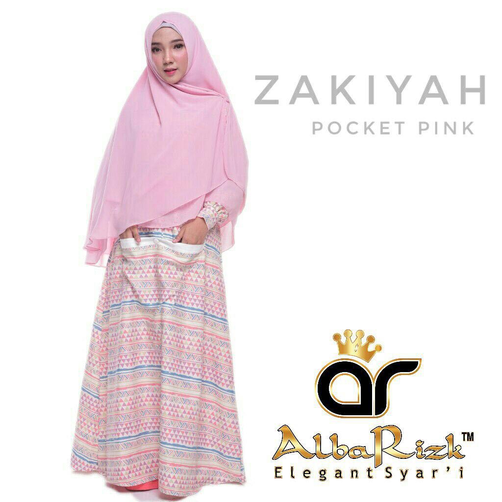 Gamis Zakiyah by Albarizk / Dress Gamis Syari