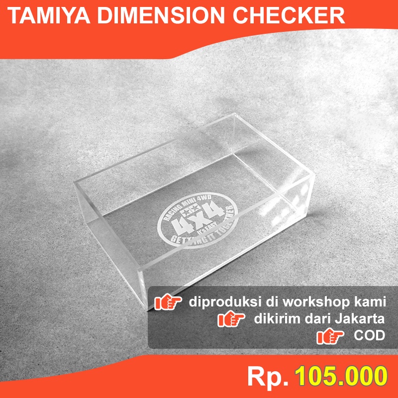 TAMIYA Dimension Checker Bahan Akrilik