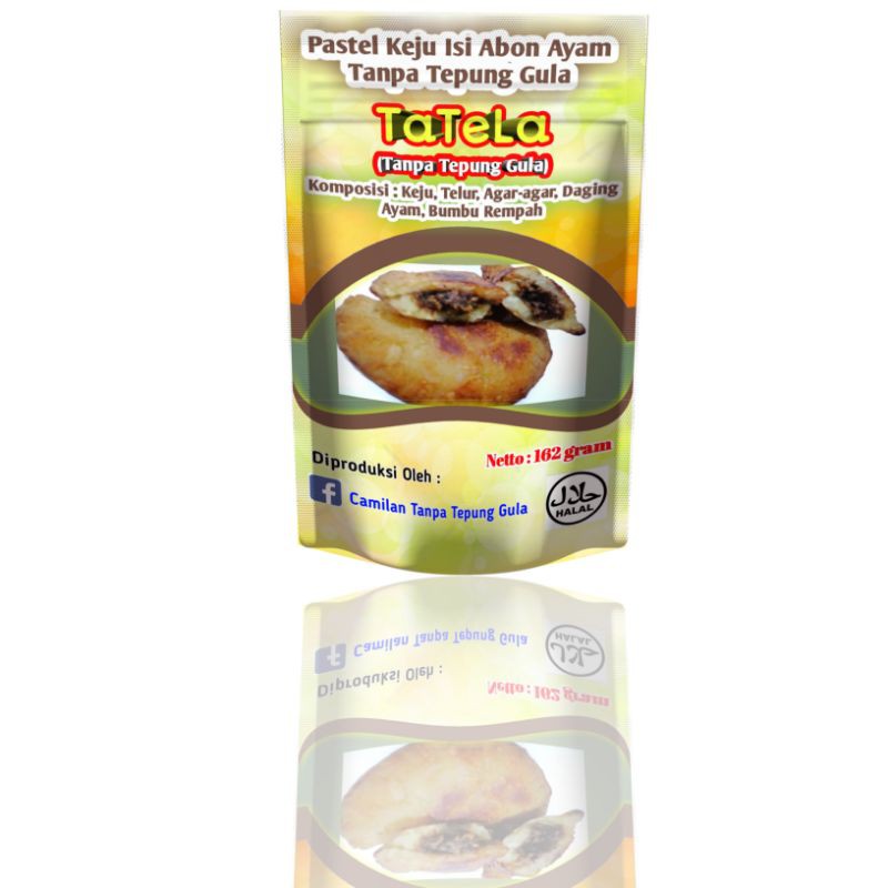 

Pastel Keju Isi Abon Ayam Tanpa Tepung Gula DEBM Diet Keto Netto 162 gram