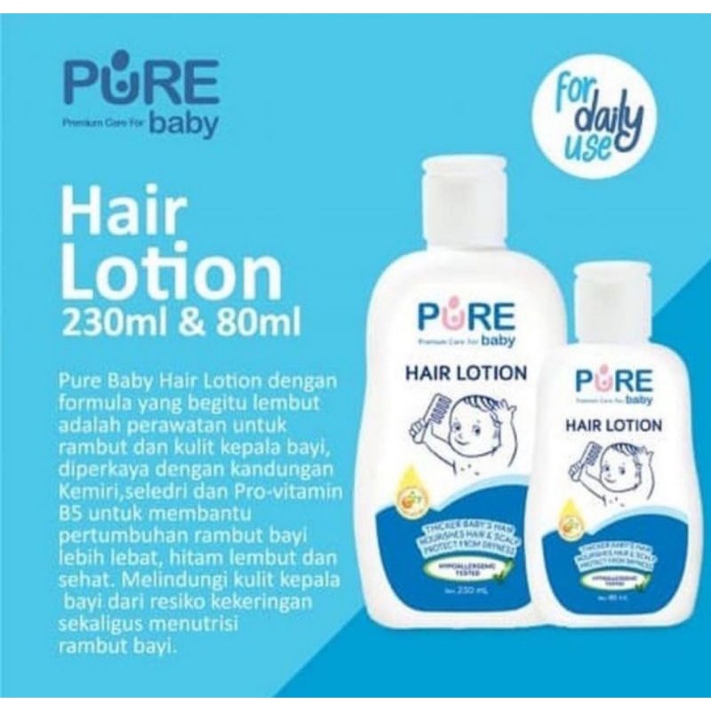 Pure Baby Hair Lotion 80ml